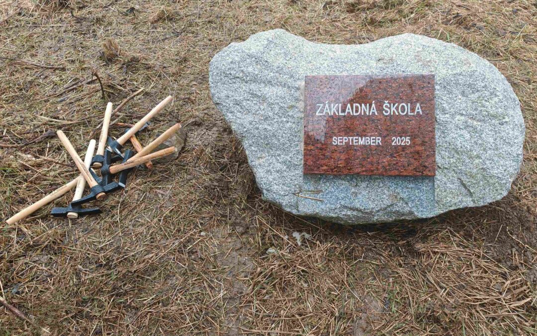 Požehnanie základného kameňa novej budovy Základnej školy