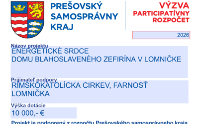 Energetické srdce v Dome bl. Zefirína začalo biť